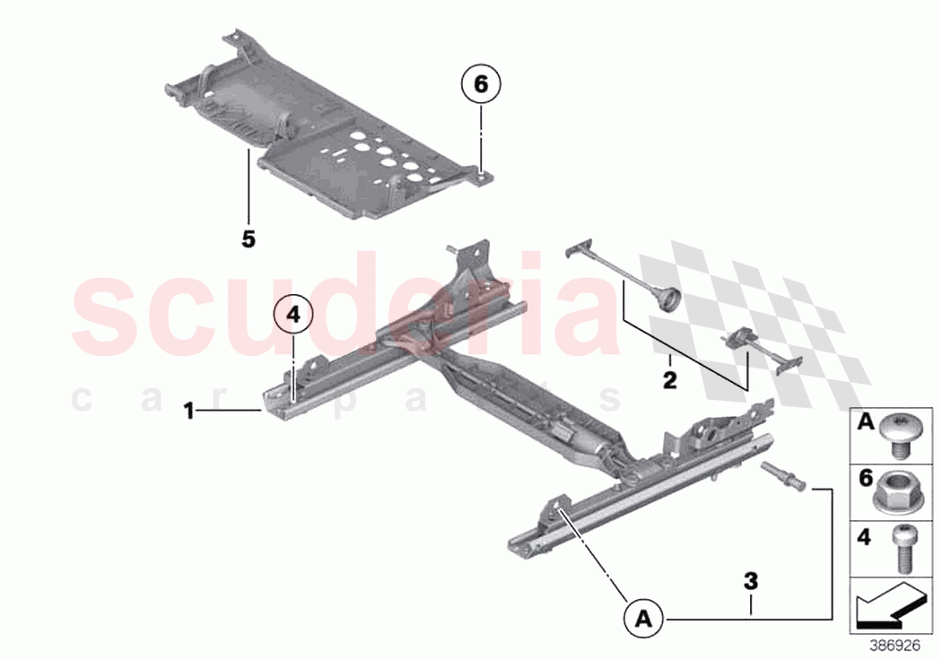 Seat front seat frame individual parts of Rolls Royce Rolls Royce Ghost RR4(2017-2019)