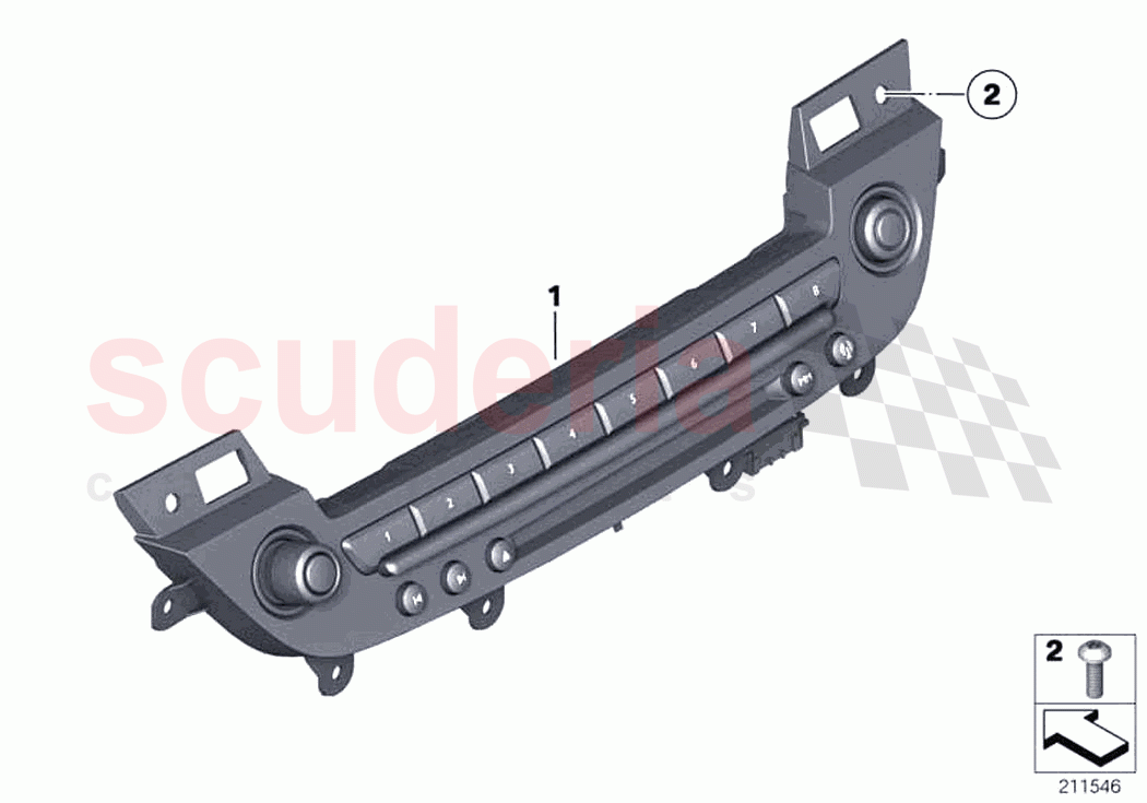 Audio operator unit of Rolls Royce Rolls Royce Ghost RR4(2017-2019)