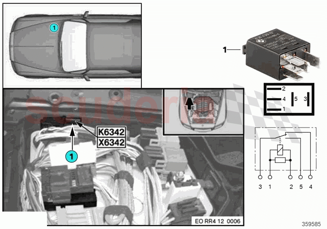 Relay quantity control valves K6342 of Rolls Royce Rolls Royce Ghost RR4(2017-2019)