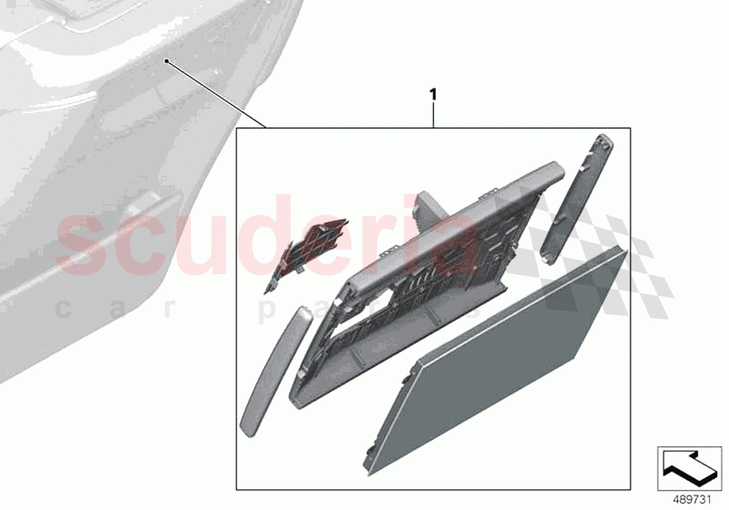 Monitor backrest of Rolls Royce Rolls Royce Phantom Extended RR12(2017-2023)
