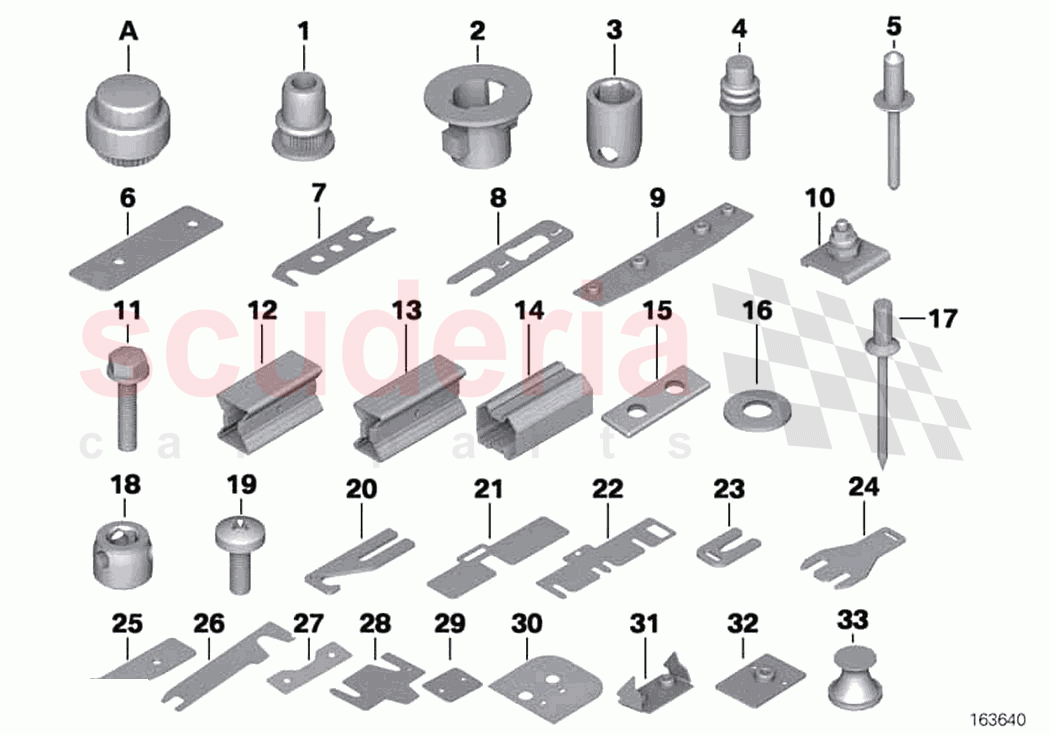 Mechanical connect and repair elements of Rolls Royce Rolls Royce Phantom Extended RR12(2017-2023)