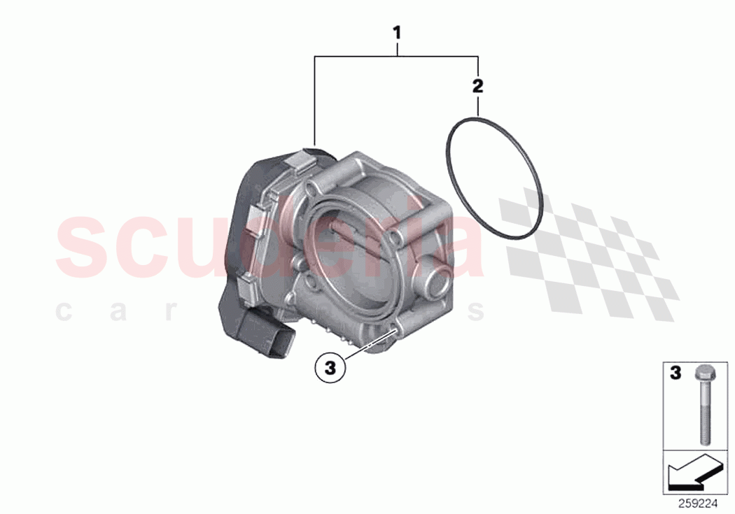 Throttle housing Assy of Rolls Royce Rolls Royce Phantom Extended RR12(2017-2023)