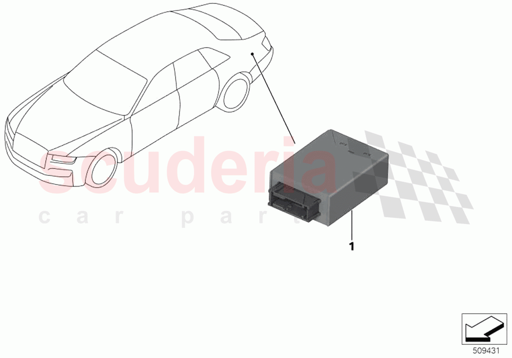 Light module Spirit of Ecstasy of Rolls Royce Rolls Royce Phantom Extended RR12(2017-2023)
