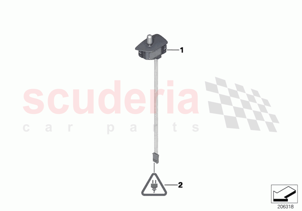 Steering column switch of Rolls Royce Rolls Royce Phantom Extended RR12(2017-2023)