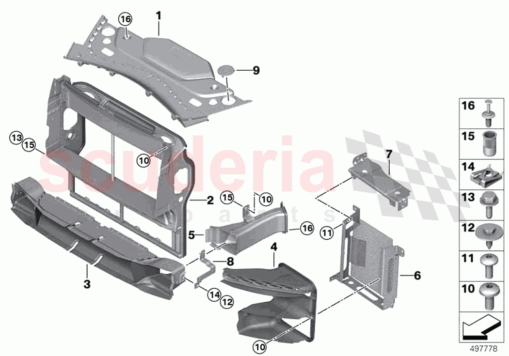 Air ducts of Rolls Royce Rolls Royce Phantom Extended RR12(2017-2023)