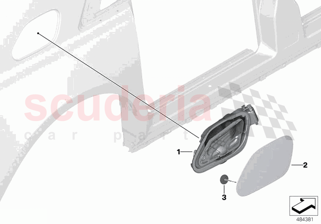 Fill in flap of Rolls Royce Rolls Royce Phantom RR11(2017-2023)