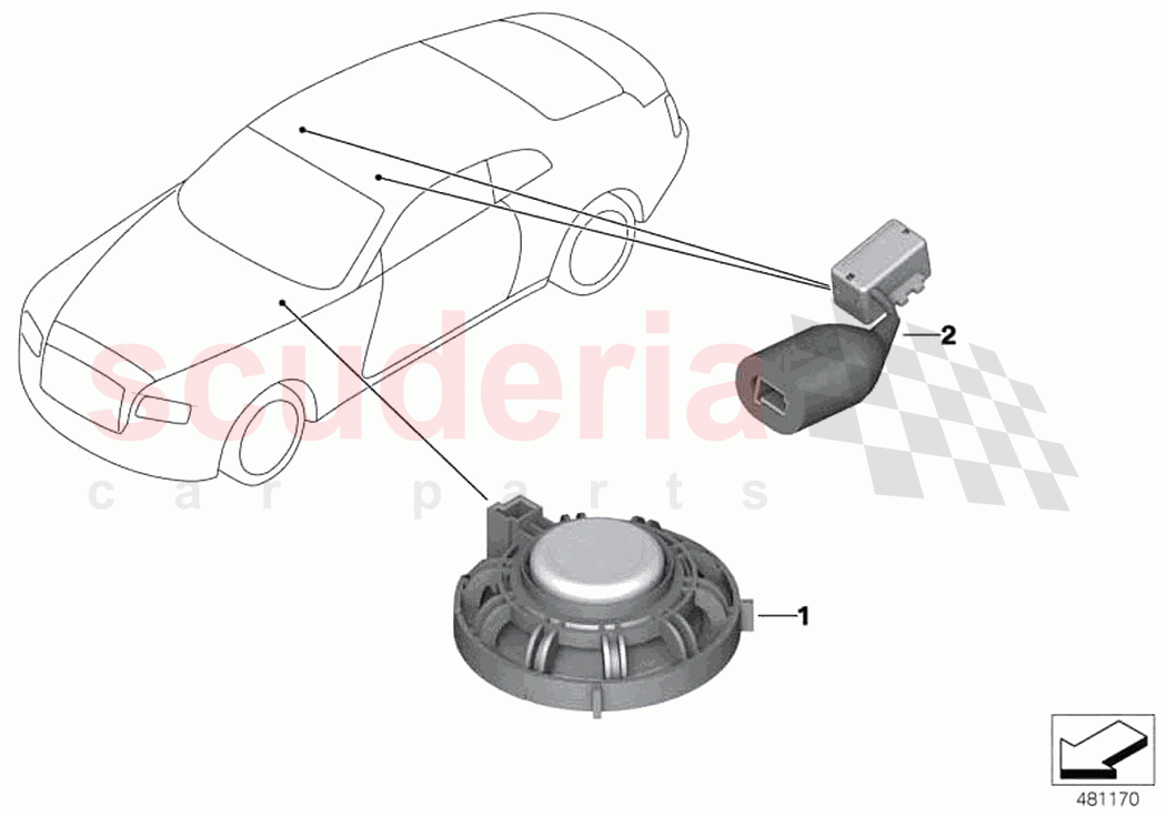 Single parts f hands free facility of Rolls Royce Rolls Royce Phantom RR11(2017-2023)