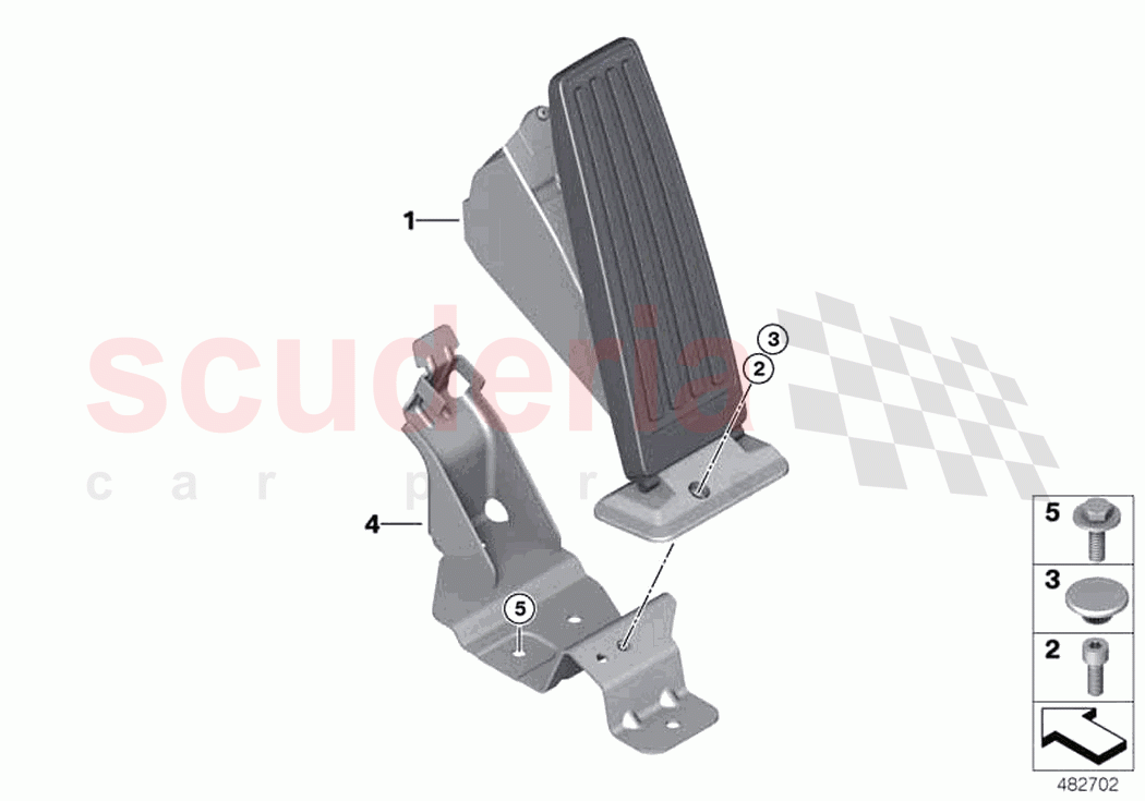 Acceleration accelerator pedal module of Rolls Royce Rolls Royce Phantom RR11(2017-2023)