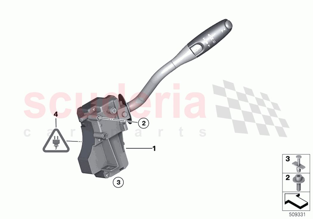 Gear selector switch of Rolls Royce Rolls Royce Phantom RR11(2017-2023)