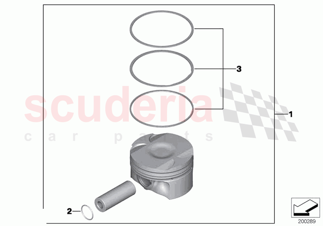 Crankshaft Pistons of Rolls Royce Rolls Royce Wraith RR5(2017-2023)
