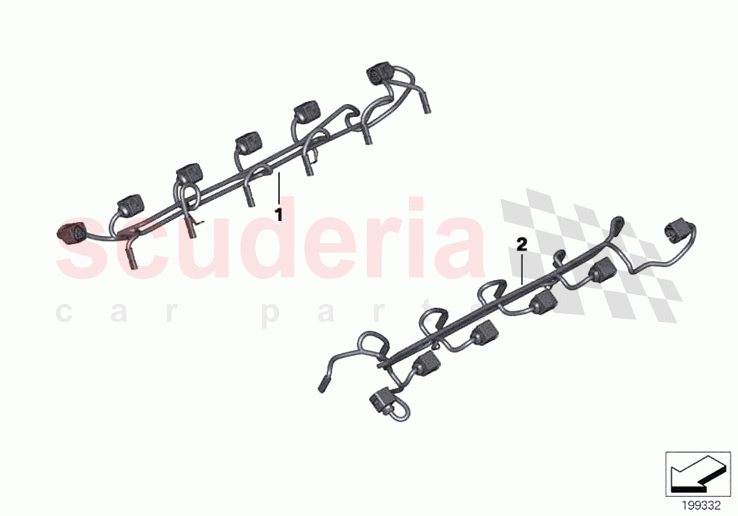 Wiring harness injection valve ignition of Rolls Royce Rolls Royce Wraith RR5(2017-2023)