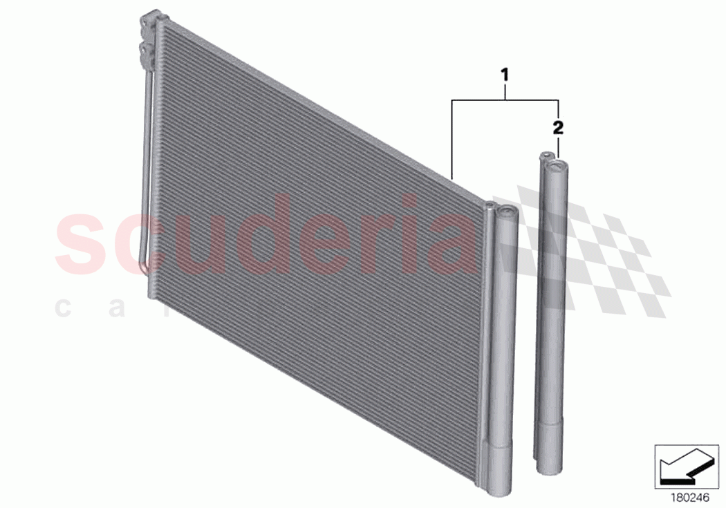Condenser air conditioning of Rolls Royce Rolls Royce Wraith RR5(2017-2023)