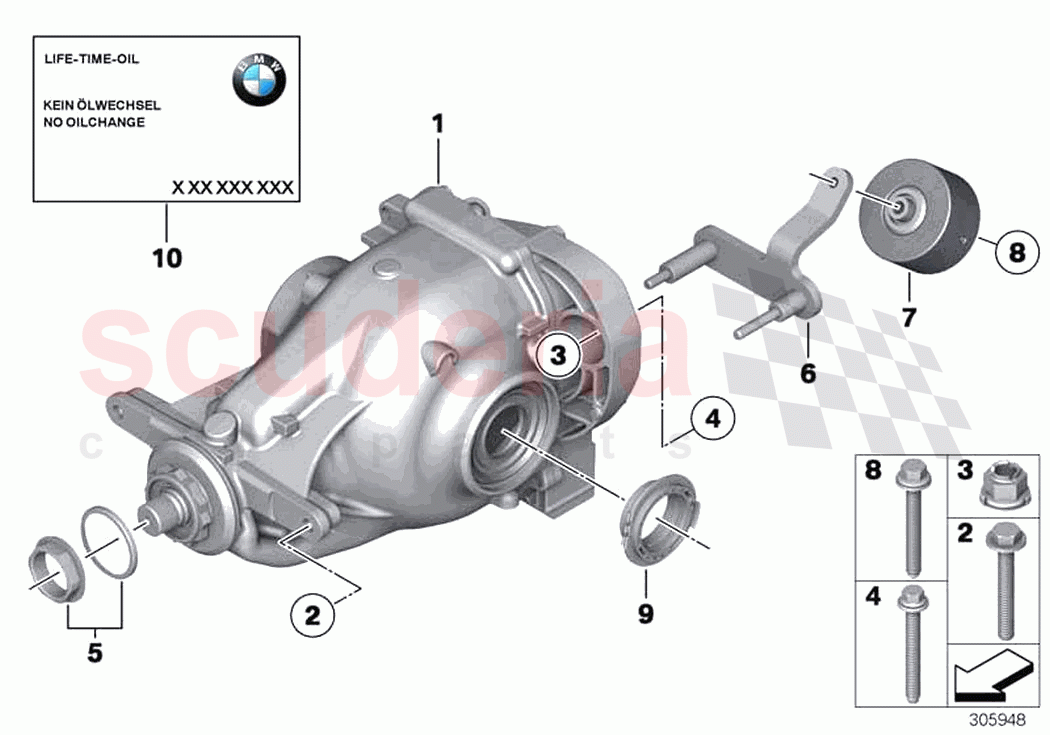 Rear axle drive of Rolls Royce Rolls Royce Wraith RR5(2017-2023)