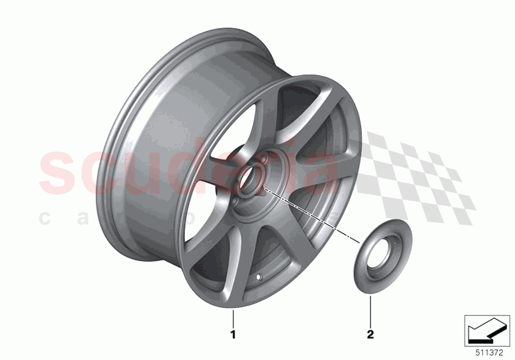 Retrofit kit Coloured Wheels of Rolls Royce Rolls Royce Wraith RR5(2017-2023)