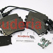 3W0698451E 1 Set of brake pads with, wear indicator for disc, brakes, * Note technical, * product information