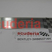 3W8853714H emblem, (adhesive), *Handcrafted by, BENTLEY MOTORS LTD, Crewe, England.