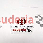 3W8854511 badge (self-adhesive) red