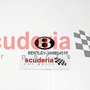 3W8854519 badge (self-adhesive) black