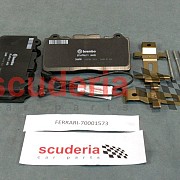 70001573 Front Brake Pad Set with Spring