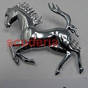 84796400 PRANCING HORSE BADGE SILVER