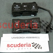 4S0698451L REAR BRAKE PAD SET