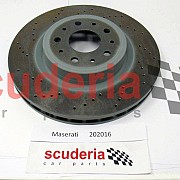 202016 48 Hole Front Brake Disc (Dark Green Sport)
