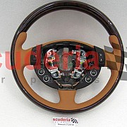27328108 COMPLETE STEERING WHEEL - Walnut wood moulding steering wheel