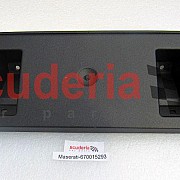 670015293 FRONT LICENSE PLATE HOLDER - EU UK IN / BLACK