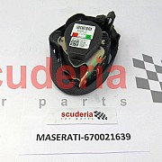 670021639 RH Front SeatBelt Retractor - EU JP ME KO / Black