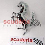 PRANCING HORSE BADGE CHROME for 