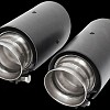 Photo of Cargraphic Carbon fibre double end tailpipe set for the Porsche Cayenne Turbo (2003-2017) - Image 2