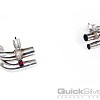 Photo of Quicksilver Sport Side Muffler Deletes w/Valves (2014 on) for the Porsche 991 (Mk I) GT3/GT3 RS - Image 1