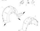 Body Exterior Trim & Ornamentation - Rear Wheel Arch Liners