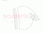 Glass assembly Quarter Window (Volante)