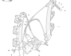 Glass Frames & Regulators - Rear Window Regulator