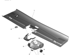 Interior Trim & Ornamentation - Front Header Trim, Coupe