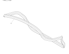 Body Sealing - Rear Closure Weatherstrip, Coupe