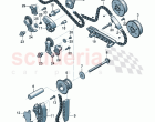 camshaft gear Drive chain chain tensioner