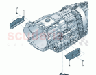 Heat shield for 8-speed automatic gearbox