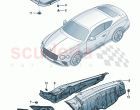 sound absorbers Underbody damping for engine compartment