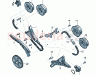 timing chain slide rail chain tensioner (109070)