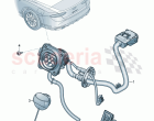 High-voltage wiring set for charging socket (970030)