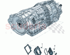 Housing cover Hi. volt. wire, tract. motor for 8-speed automatic gearbox (301010)