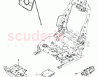 electrical parts for seat, and backrest adjustment