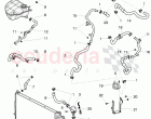 Coolant hoses and pipes, Engine bay, F 3W-6-039 273>> 3W-7-045 224