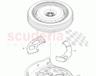 support for spare wheel, F 3W-G-054 429>>, F ZA-G-054 429>>