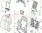 Seat Squab and Headrest, F 3W-8-052 846>>, F ZA-A-062 464>>