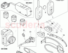 door handle, outer, key, lock cylinder sets, F >> 3W-7-049 991