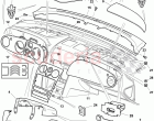 dashboard installation parts, F 3W-7-045 382>>, D >> - MJ 2007