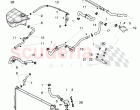 Coolant hoses and pipes, Engine bay, F >> 3W-7-051 258